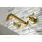 Kingston Brass KS8127CML Manhattan 2-Handle 8" Wall Mount Bathroom Faucet, Brass KS8127CML - alternate 5